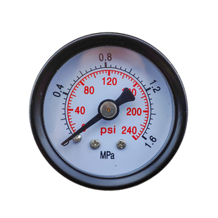 轴向压力表Y40z气压水压小消防栓水枪过滤油水分离器三联件背接式