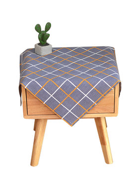 圆形床头柜洗衣机布艺万能盖巾