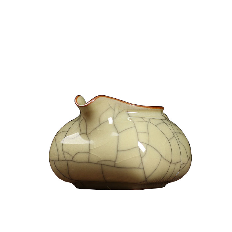 龙泉窑青瓷公道杯冰裂零配器茶海