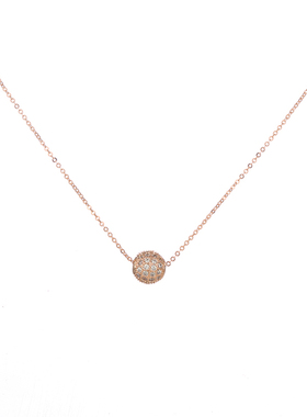 韩国网红同款饰品彩金项链