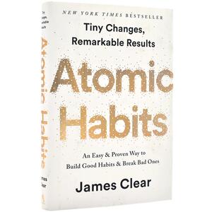 原子习惯 英文原版 Atomic Habits 建立好习惯打破坏习惯的简单方法 平装 自我成长 自我提升 心理励志 James Clear
