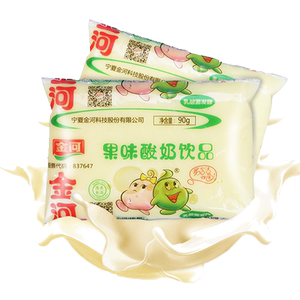 【金河】常温果味酸奶90g*40袋包邮