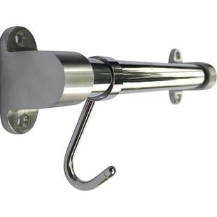 FLYOU飞鸥不锈钢厨房挂件置物架S挂钩管子套钩304不锈钢管座底座