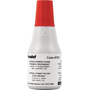 卓达7021快干印油用于铜版纸不贴膜的不干胶等纸面 不易掉色回墨印章专用油