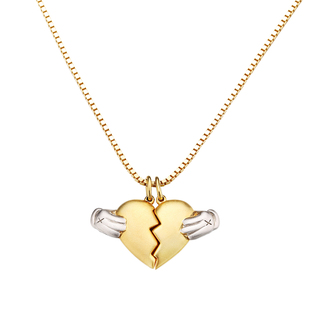 正版情侣PVCINC 礼物 纯铜镀金Heartbreak心碎时分套链爱心项链