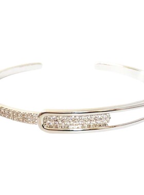 韩国百搭chic风微镶水钻学生手环