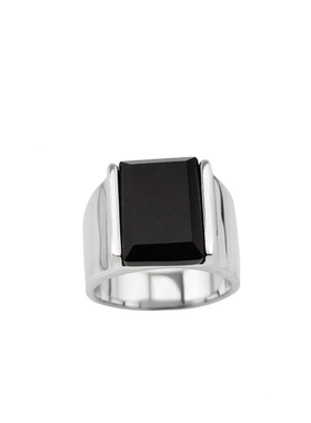 复古风黑曜石钛钢包邮刻字礼物