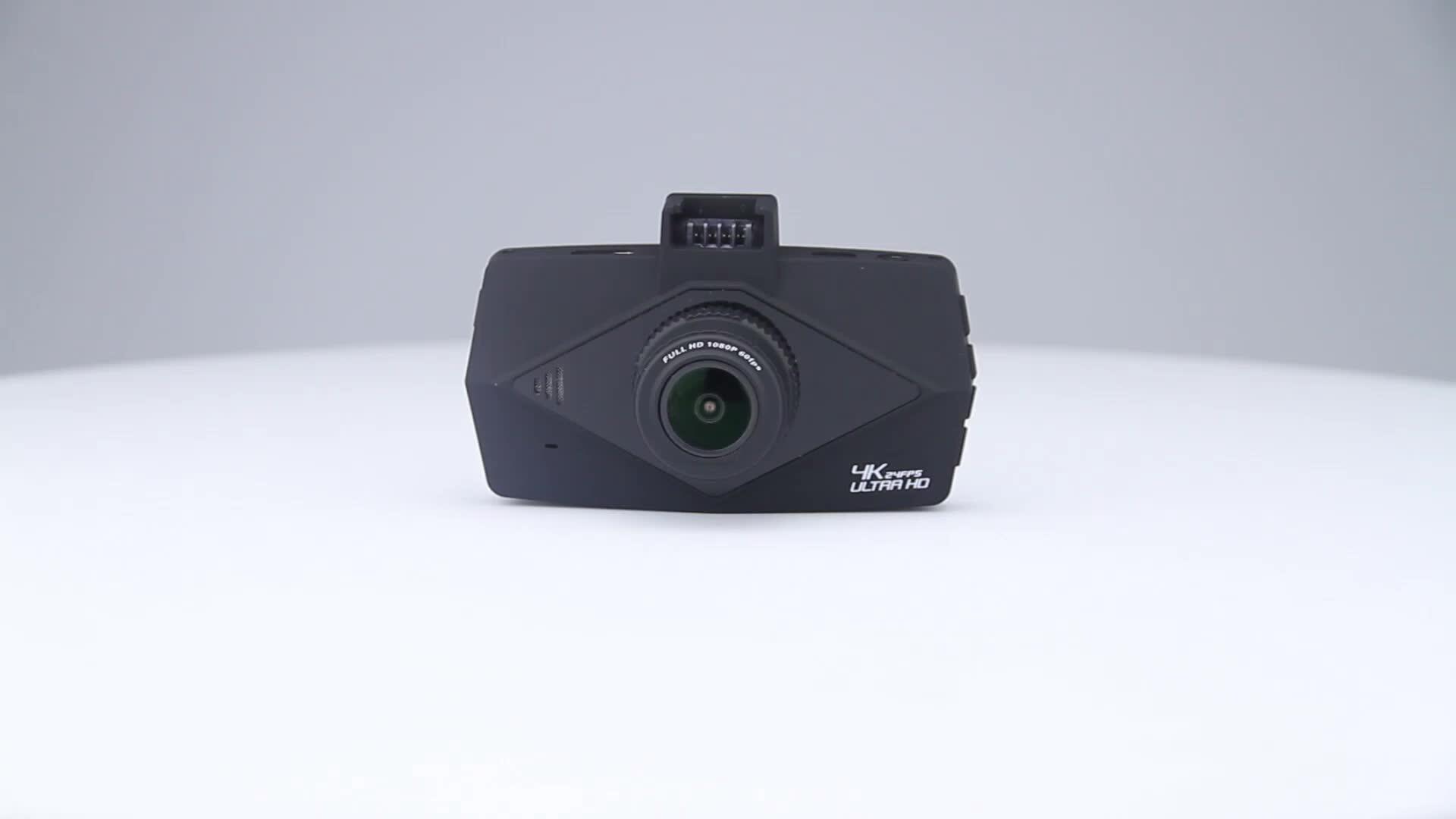 2.7 Inch Dash Cam 4k Night Vision Car Dashboard Camera With 170 Degree