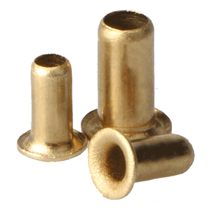 铜鸡眼扣空心铆钉鸡眼钉黄铜气眼扣鞋眼扣M0.9M1.3M1.5M1.7M2M3M4