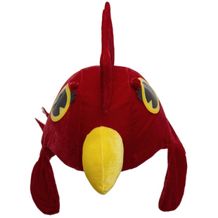 成人动物舞台表演卡通头饰黄鸡鸭子老虎狮子帽子羊丑小鸭熊道具