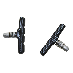 美利达通用自行车V刹块耐磨无声刹车皮制动块山地车闸皮单车配件