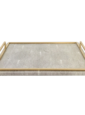 轻奢风客厅茶几软装饰品不锈钢