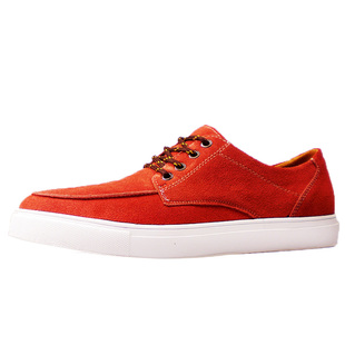 透气特大码男鞋英伦休闲真皮男鞋系带板鞋加大号45 46 47 48 49码