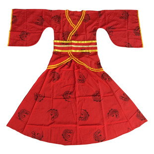 芈月传同款古装古典舞服装女飘逸红色中国风仙女祭祀舞古典舞头饰