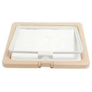 Smart Paws平板 直接铺尿垫 中号卡扣冲水狗厕所泰迪宠物屎盆