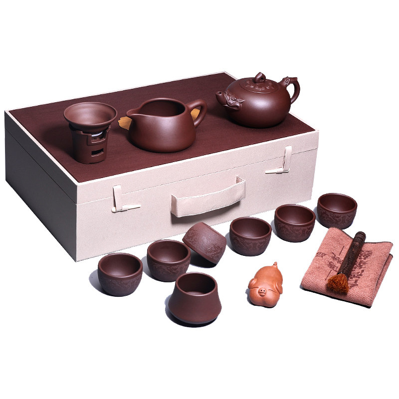 茗阳宜兴原矿名家风整套功夫茶具