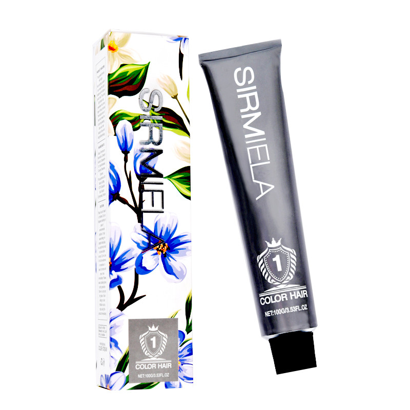 粉棕色染发剂膏女2020染头膏