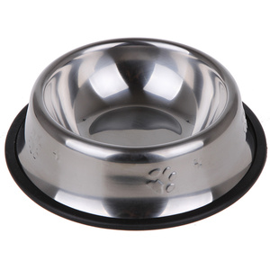 宠物不锈钢防滑狗食盆小狗吃饭的碗饭盆食具犬猫通用狗碗猫碗
