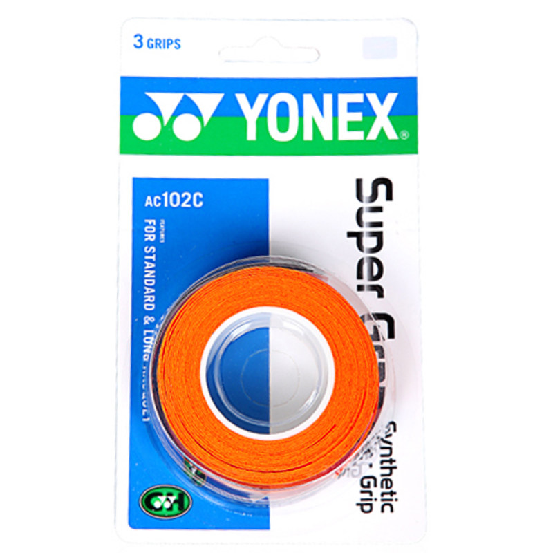YONEX尤尼克斯YY网羽毛球拍龙骨毛巾手胶吸汗带AC102C三条装402C
