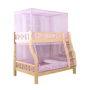 子母床梯形床蚊帐支架双层床儿童床上铺0.9下铺1.2m1.5米床母子床