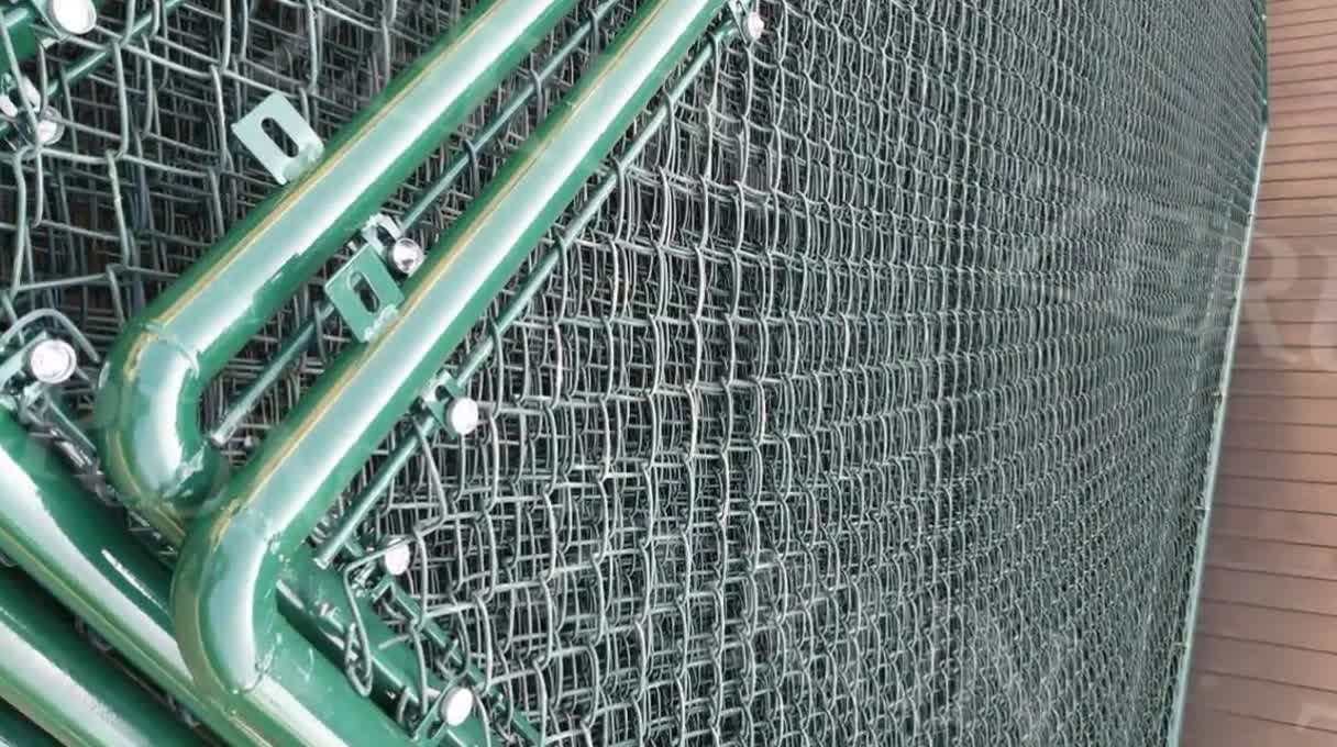 5 Foot Pvc Coated Galvanized Used Chain Link Fence Gates Price - Buy ...