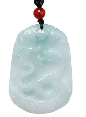 龙蛇天然翡翠翡翠猴鸡狗吊坠