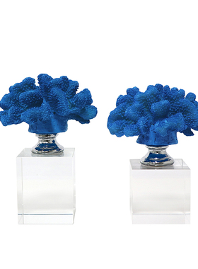 北欧风格仿真珊瑚创意电视柜摆件