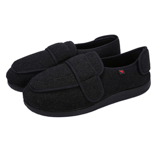 春秋加宽肥宽松老人男女鞋魔术贴特殊脚型脚肿鞋拇指外翻大骨脚鞋