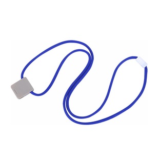 卡富仕灰色创新卡夹扣圆绳挂绳证件卡套挂脖带安全扣吊绳员工厂牌胸牌工卡挂带工作证门禁卡套绳带子定制LOGO