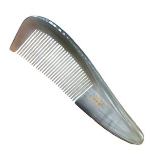 钻牛角尖湘西天然手工牛角梳子尖角翘尾按摩梳美发刻字包邮59010