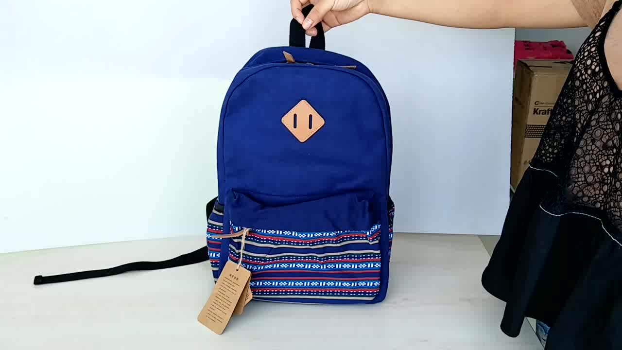 custom canvas backpack