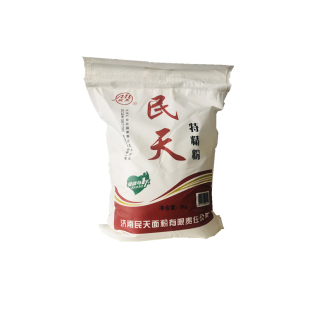 民天水饺面粉5斤水饺粉 单位福利团购面粉民天面粉5斤除偏包邮