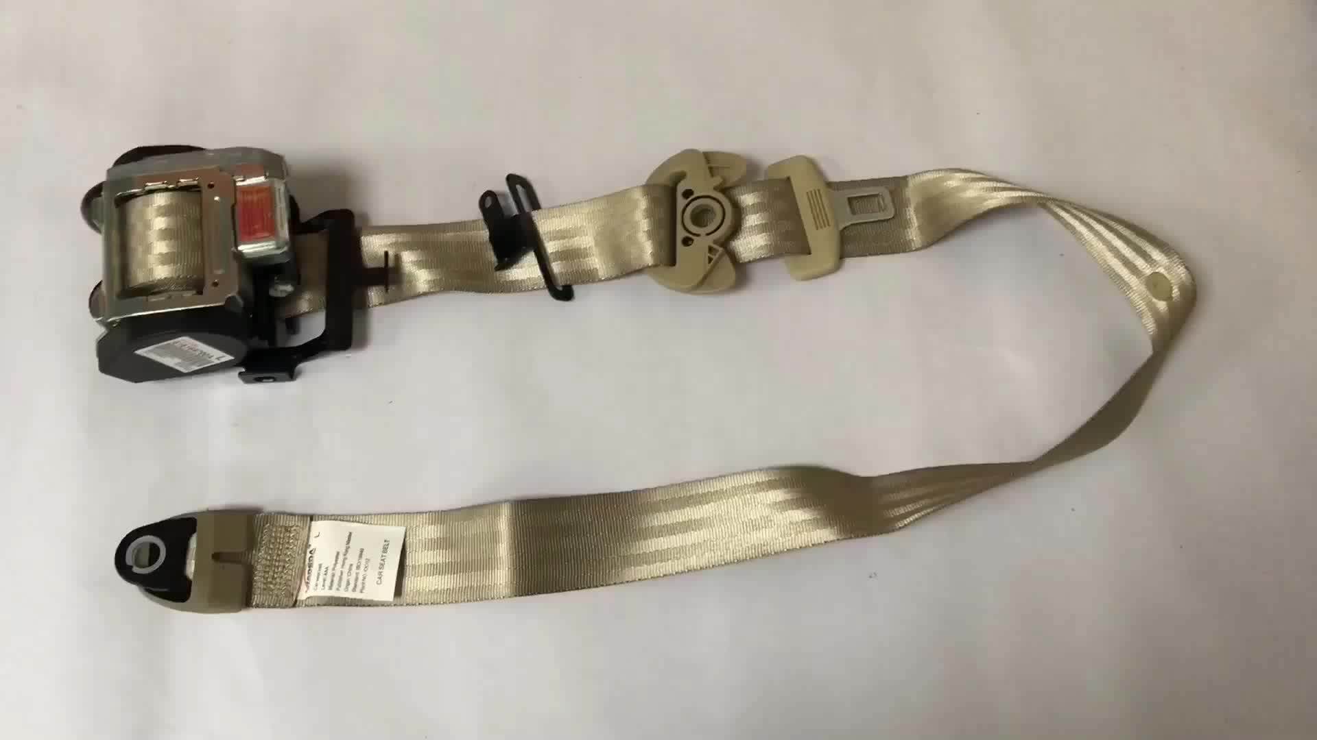 Professional Seat Belt Factory Car Pretensioner Seat Belt For Accent