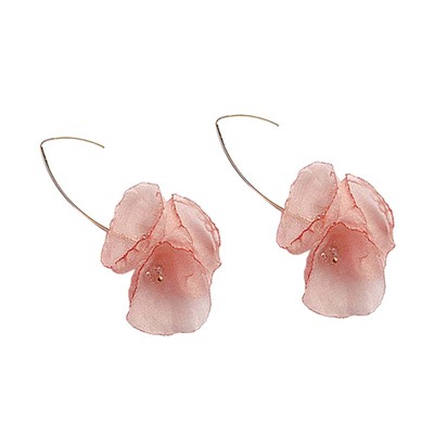 韩版小清新仙气淑女耳环耳钉花朵