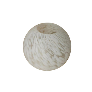 灯具配件；单口圆球玻璃吊灯灯罩 圆球形台灯吸顶灯饰单口灯罩