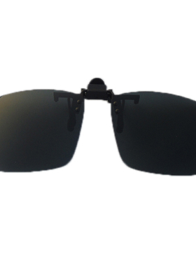 加大号钓鱼司机夹片式近视墨镜