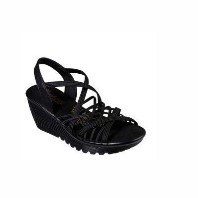 skechers斯凯奇增高露趾凉鞋