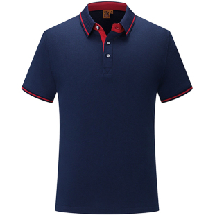 夏季纯棉男polo衫翻领短袖t恤女广告文化衫工装工作服定制印logo