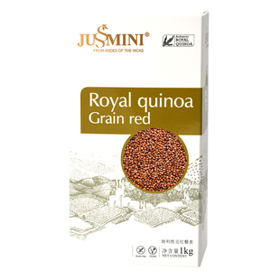 JUSSMINI玻利维亚进口红色藜麦米代餐营养饱腹五谷杂粗粮1kg