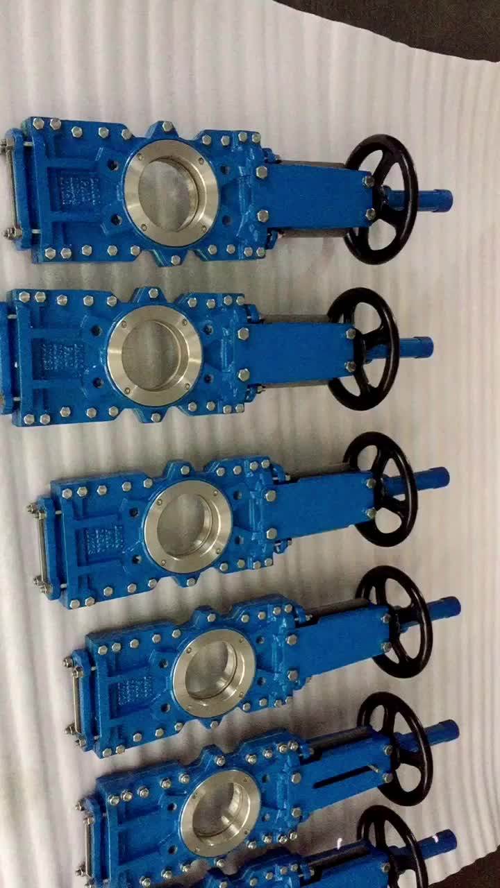 Through Going Conduit Lug Knife Gate Valve O Port Pneumatic Slide Knife Gate Valve Pn10,Cl150