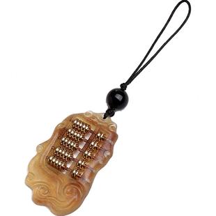 羊角算盘手机挂绳钥匙挂件创意汽车钥匙扣情侣男女士书包手机挂饰