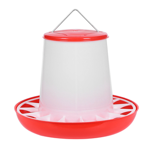 鸡水壶鸡料桶喂鸡用饲料桶养鸡食槽水桶喂食器料槽小鸡喝水饮水器