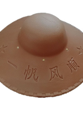 草帽泡沫塑胶通用休闲风钓鱼帽子
