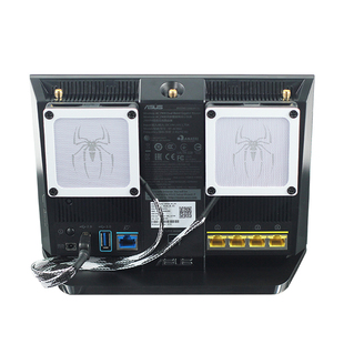 华硕RTAC68U散热风扇 AC86U散热器 路由器降温散热 调速静音防尘
