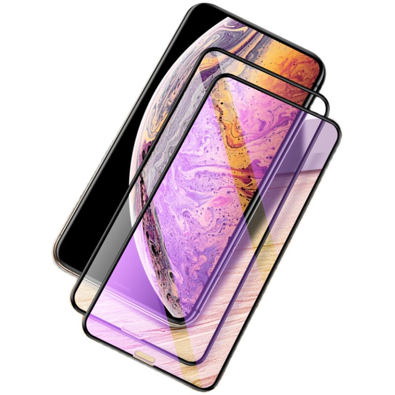 适用iPhoneX钢化膜苹果X手机膜全屏xr全覆盖max蓝光软边iPhoneXR全包边xsmax防摔maxs屏保mo保护