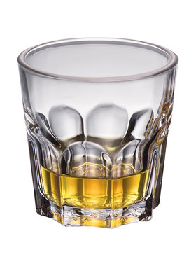 子弹12只套装玻璃一口八角啤酒杯