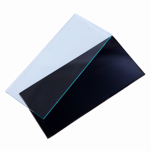 华美盾电焊玻璃片7号8号9号保护片透明黑色面罩配件镜片10片