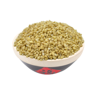 农家手工石碾麦片五谷杂粮熬粥新小麦子麦扁石碾去皮麦钱子500g