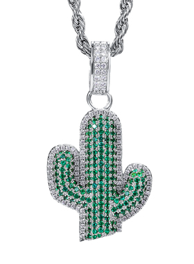 欧美INS微镶锆石超闪潮街头吊坠