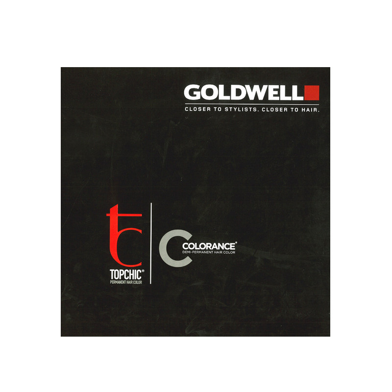 歌薇GOLDWELL进口色板染发染膏颜色美发店头发色卡